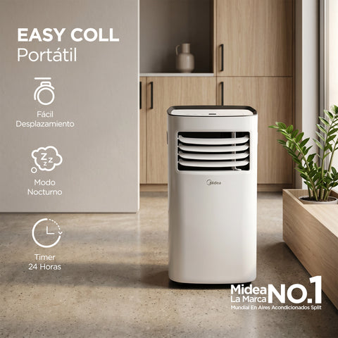 Aire Acondicionado Portátil 1.1 Ton, Frío Calor, 110 v