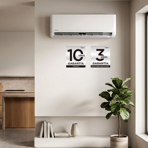 Minisplit Midea CoolXpress, 1 Ton, Frío-Calor, 115V
