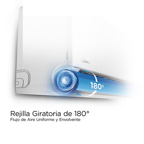 Minisplit Midea 12,000 BTU´s Frío/Calor 115V Inverter