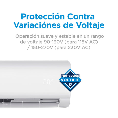 Minisplit Xtreme Save Inverter SEER 21, 1 Ton, Frío/Calor, 220v