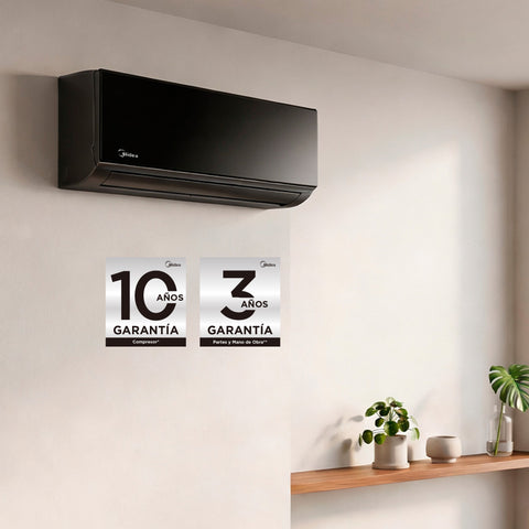 Minisplit Xtreme Midea Inverter Seer 19, 1.5 Ton, Frío Calor