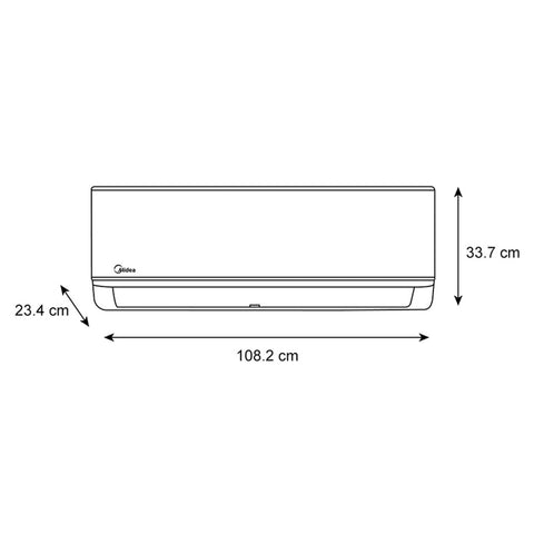 Minisplit Midea Inverter SEER 20, 2 Ton, Frío Calor, 220V