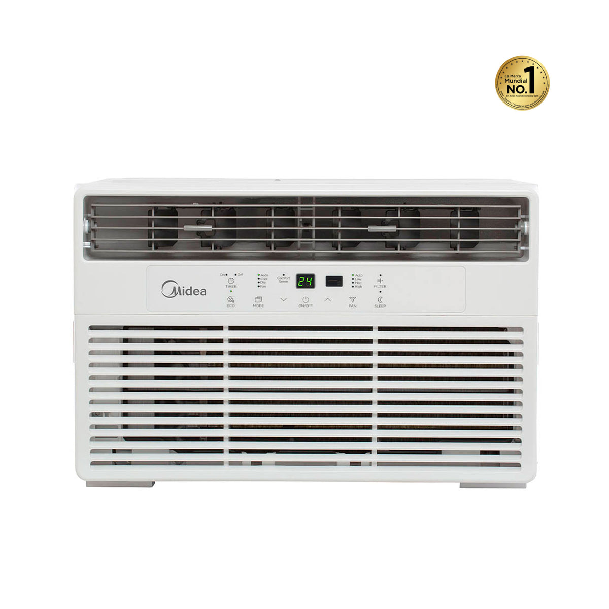 AIRE ACONDICIONADO MIDEA VENTANA 3/4TON SOLO FRIO BLANCO