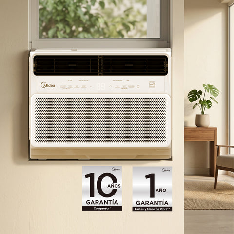 Aire Acondicionado Midea Ventana Inverter 10,000 BTU Frio-Calor 115V