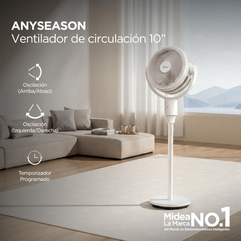 Ventilador Midea de circulación AnySeason 10"