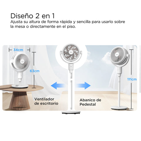 Ventilador Midea de circulación AnySeason 10"