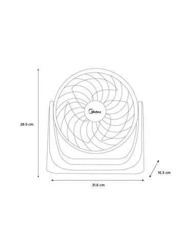 Ventilador Midea Personal Mini Turbo 7"
