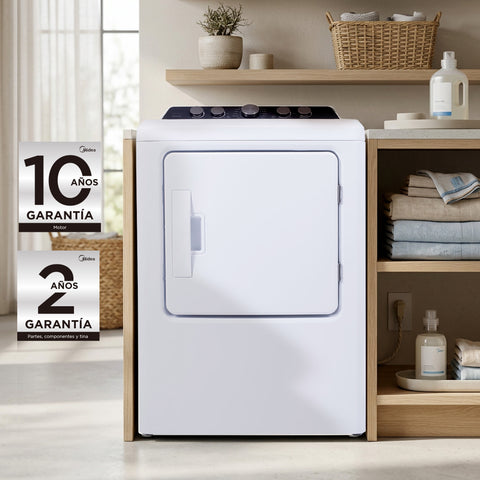 Secadora de gas Midea Sensor Dry 23Kg Blanca