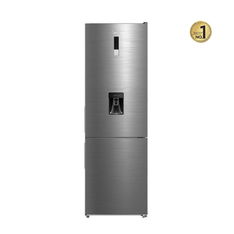 Refrigerador Midea Bottom Mount Bru Steel 11 Píes