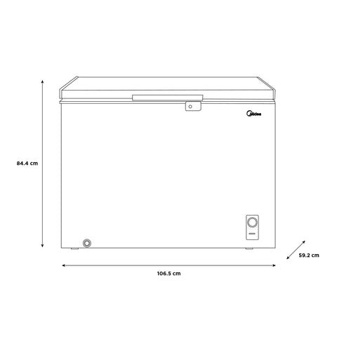 Congelador Chest Freezer Inverter Quattro Blanco 11 Pies