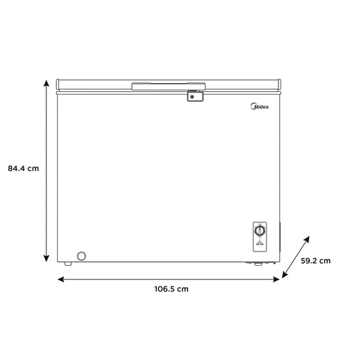 Congelador Chest Freezer Inverter Quattro Blanco 11 Pies