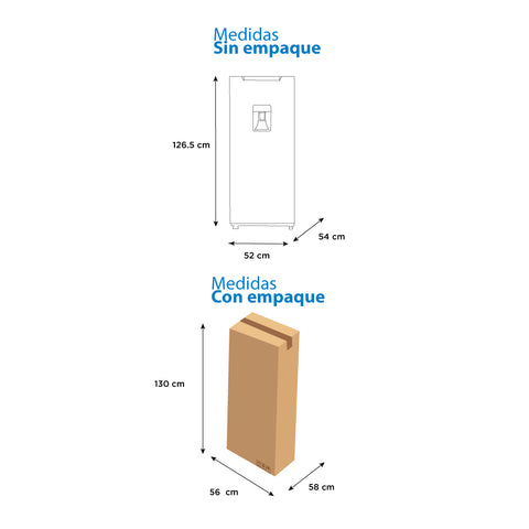 Refrigerador Midea 7 Pies Cúbicos 190 L Light Silver Low Frost
