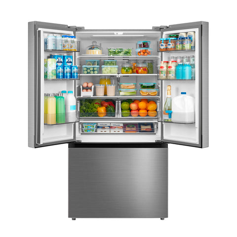 Refrigerador Midea French Door SpaceMaster 23 Pies Negro