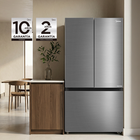 Refrigerador Midea French Door SpaceMaster 23 Pies Negro