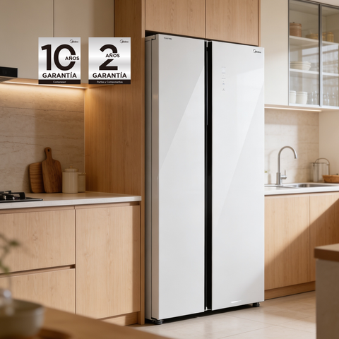 Refrigerador Side By Side Inverter Quattro Glass Door 20 P