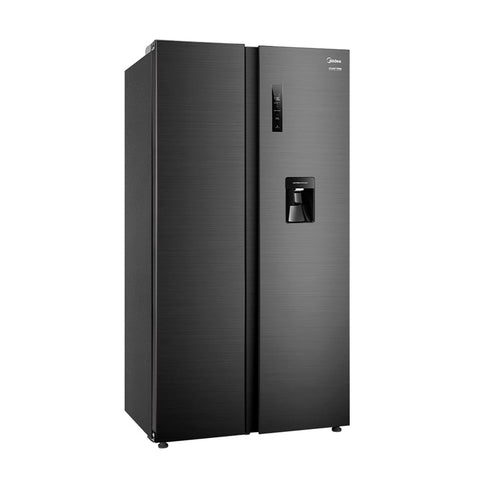 Refrigerador Midea Side by Side Inverter Jazz Black 20 Pies