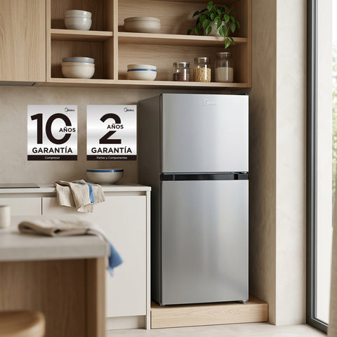 FRIGOBAR MIDEA  5 PIES CONGEADOR gris 1 MIDEA MDRT128CCNLS