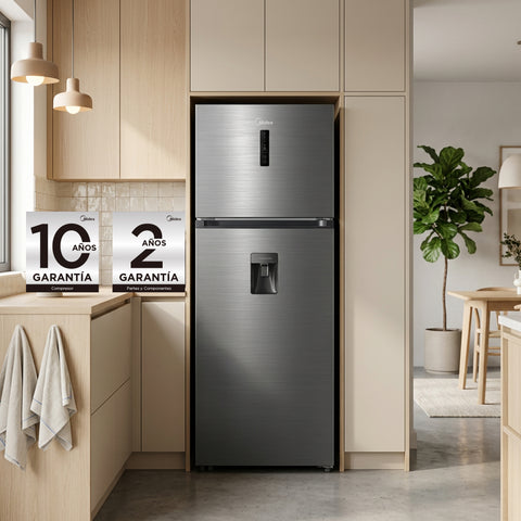 Refrigerador Midea 17 Pies Acero Inoxidable con Despachador