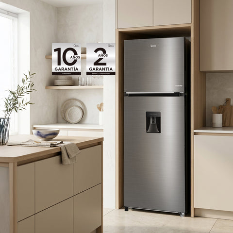 Refigerador Midea Top Mount Inverter Quattro 12 Pies