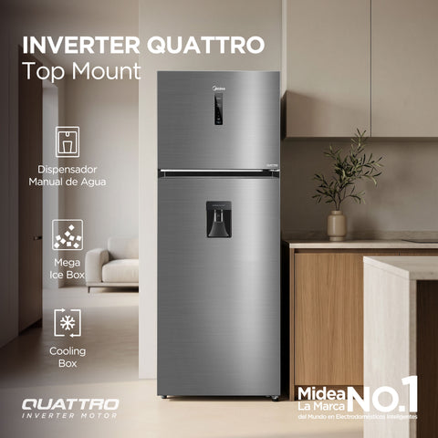 Refrigerador Top Mount Inverter Quattro  17 Pies Cúbicos
