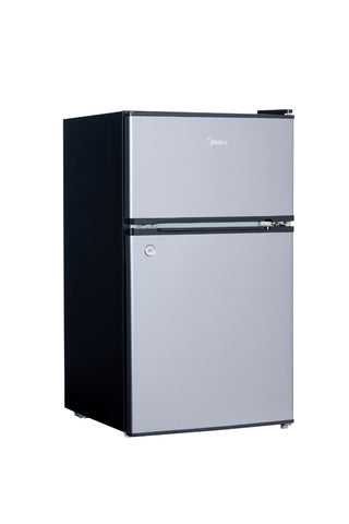 Frigobar dos puertas 3.1 Pies Cúbicos Midea MDRT87CCDLS