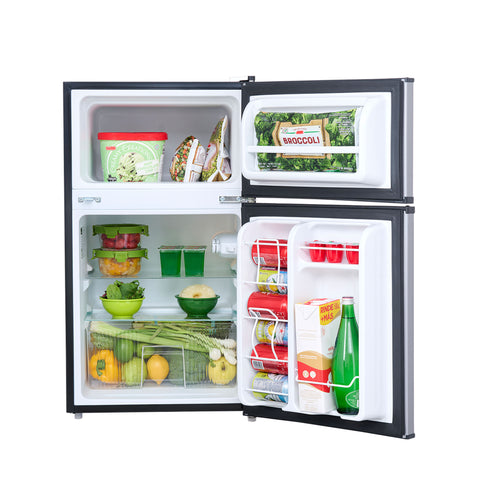 Frigobar Dos Puertas 3.4 Pies Midea MDRT87CCDLS