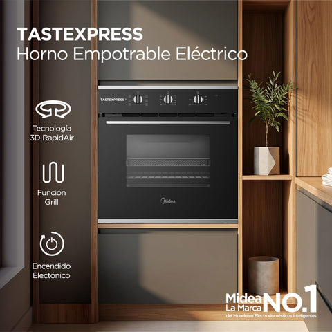 Horno empotrable 24" Midea eléctrico con Air Fryer