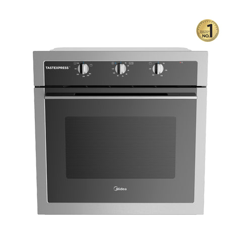 Horno empotrable Midea 24" de gas gris