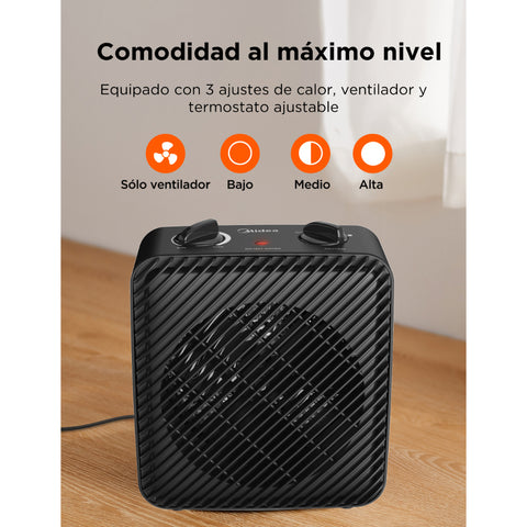 Calefactor + Ventilador Midea Personal Multi Air 9”