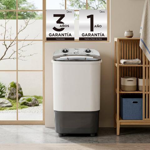Lavadora Semiautomatica Una tina 10 Kg Midea  MLTS101M2SGDW