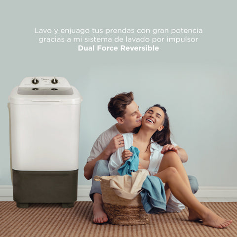 Lavadora Midea 13 kg Manual Blanca