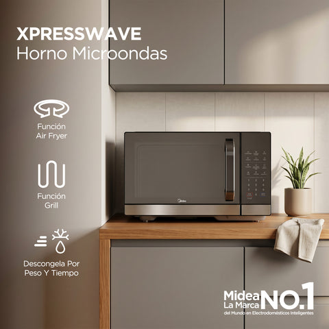 Horno Microondas MIDEA 1.0 Pies Negro