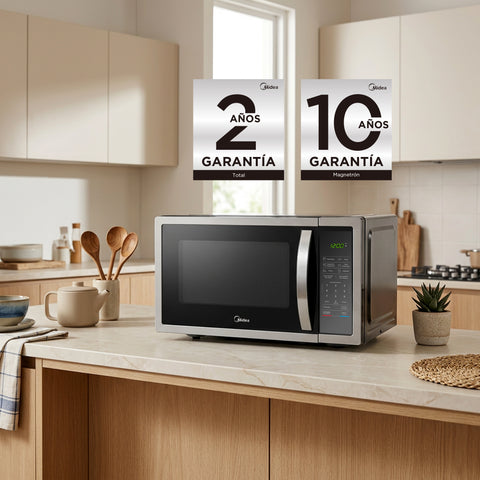Microondas MIDEA MMDHF16S2SS  1.6 Pulgadas Silver