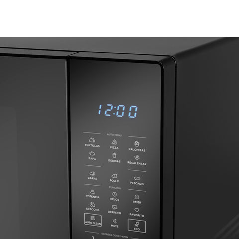 Microondas Midea 1.4 Pies SmartECO Puerta Espejo Negro