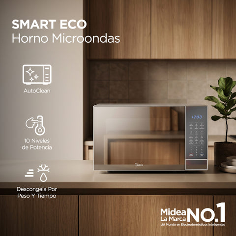 Microondas Midea 1.4 Pies Dark Silver
