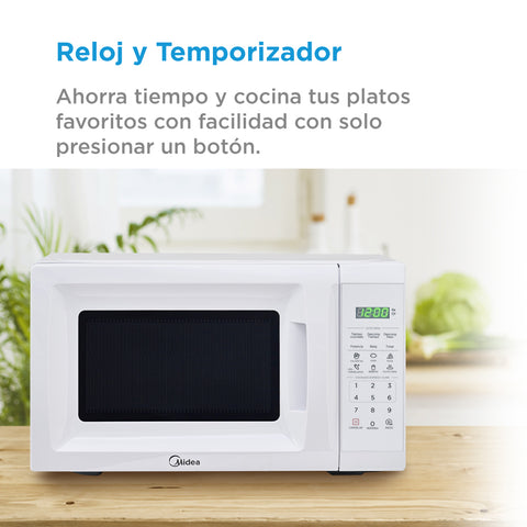 Microondas Midea MMDP07S2CW 0.7 Pies 31 Litros