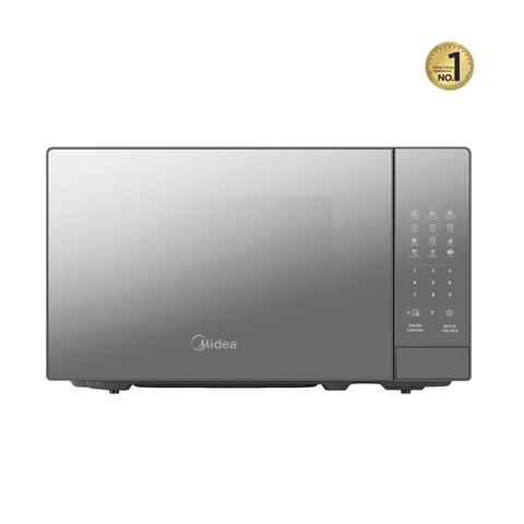 Horno Microondas Midea 0.7 pies Negro Espejo
