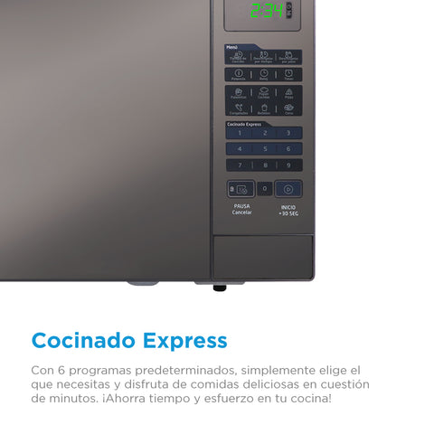 Horno Midea  Microondas De 0.7 Pies Cúbicos MMDR07S2MG