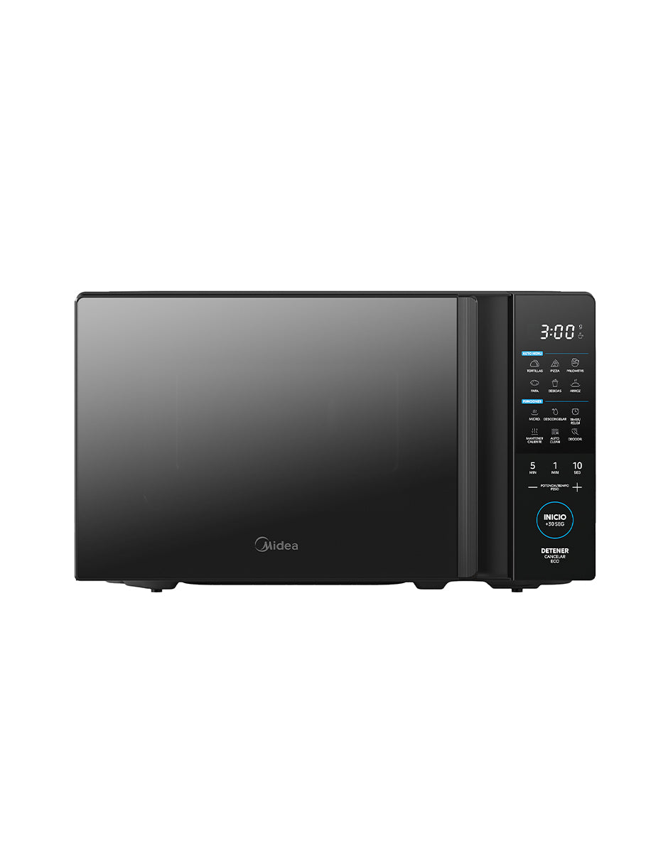Microondas .7 MIDEA MMDT07S2MB 0.7 Pies Negro