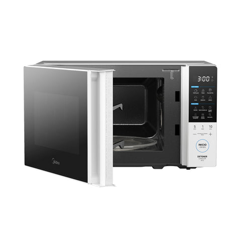 HORNO MICROONDAS MIDEA 0.7 PIES 10 NIV POTENCIA negro 1