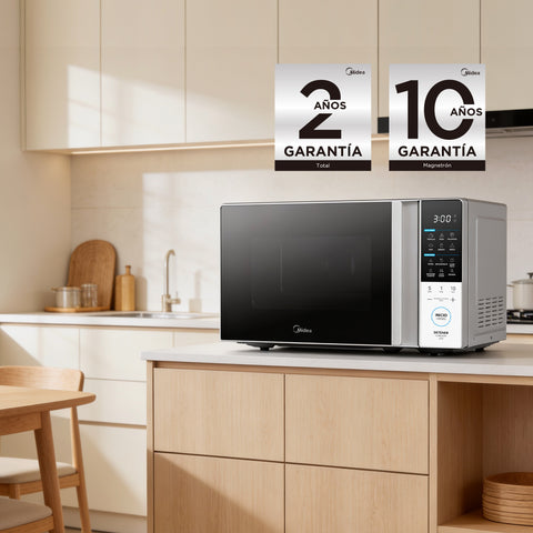 HORNO MICROONDAS MIDEA 0.7 PIES 10 NIV POTENCIA negro 1