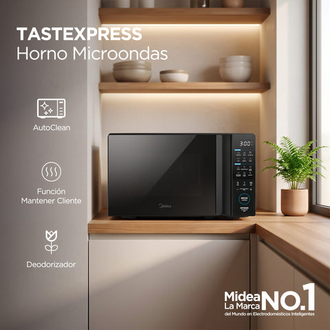 Microondas 1.1 MIDEA MMDT11S2MB 1.1 Pies Negro