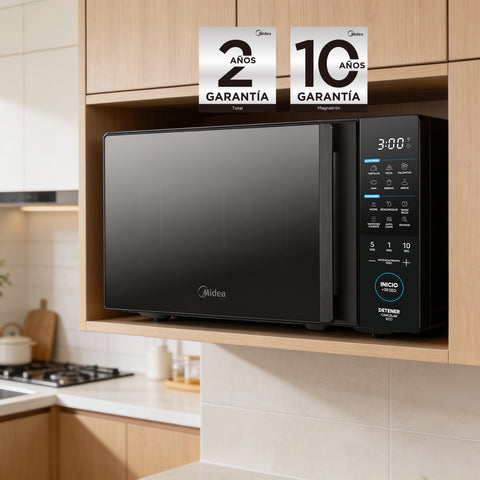 Microondas 1.1 MIDEA MMDT11S2MB 1.1 Pies Negro