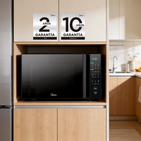 Horno de Microondas Midea 1.4 pies Negro