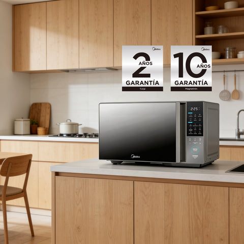 Horno de Microondas Midea 1.4 Pies Gris