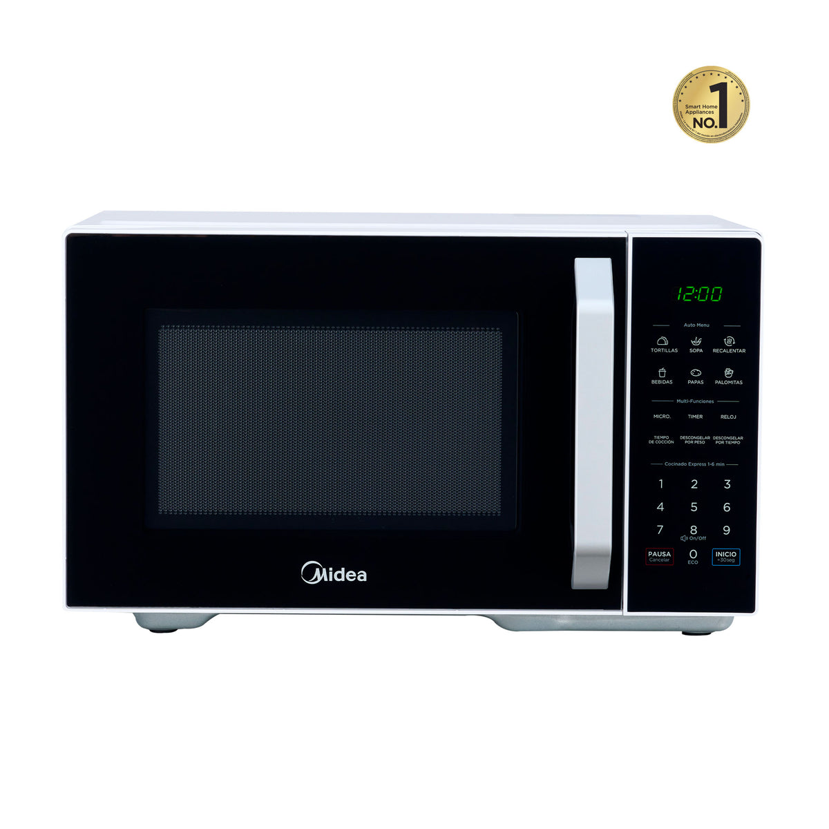 Horno de Microondas Midea 1.1 Pies Cúbicos / 31 L N&B