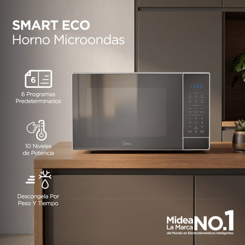 Horno de microondas Midea 1.1 pies Gris