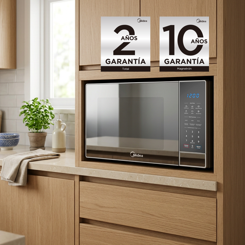 Horno de microondas Midea 1.1 pies Gris