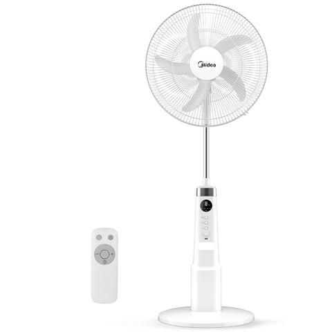 Ventilador Inalámbrico 18 pul Midea MSF18MRCBK Blanco