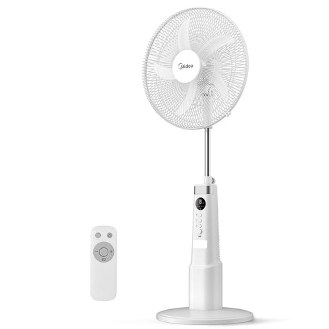 Ventilador Inalámbrico 18 pul Midea MSF18MRCBK Blanco